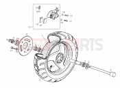 Front wheel - Derbi Boulevard 125-150 4T 2007
