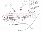 Handlebar - Controls - Derbi Boulevard 125-150 4T 2007