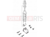 Shock absorber - Derbi Boulevard 125-150 4T 2007