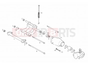 Swing arm - Derbi Boulevard 125-150 4T 2007