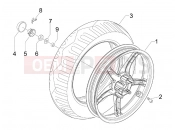 derbi Boulevard 150 4T Rear wheel