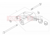 derbi Boulevard 50 2T Engine support