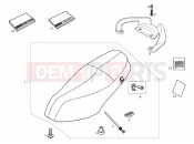 derbi Boulevard 50 2T Two-seat saddle