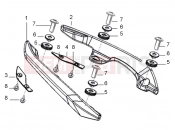 DERBI ETX 150 Rear handles assembly