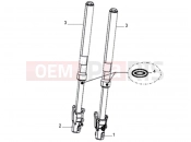 derbi ETX 150 Front fork