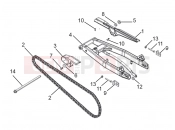 derbi ETX 150 Swing arm