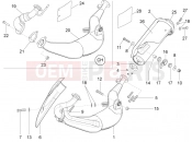 DERBI GPR 50 2T Exhaust pipe