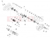 DERBI GPR 50 2T Gear box