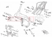 derbi GPR 50 NUDE Central stand