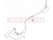 derbi GPR 50 NUDE Exhaust unit