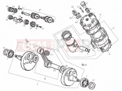 DERBI GPR 50 Replica Cylinder - Piston