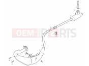 DERBI GPR 50 Replica Exhaust unit