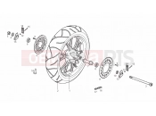 DERBI GPR 50 Replica Rear wheel