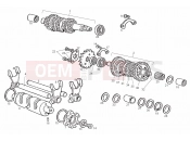derbi GPR 50 Replica Racing Gearbox RH primary- LH final