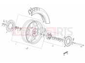 derbi Mulhacen 650 (659) Rear wheel