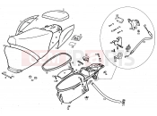 derbi Preadtor 50 Saddle - Helmet compartment