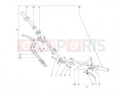 derbi Sonar 125 Handlebars - Master cil.