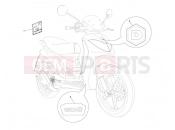 DERBI Sonar 150 Plates - Emblems