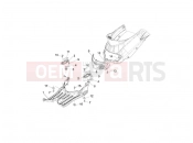 DERBI Sonar 150 Central cover - Footrests