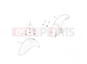 DERBI Sonar 150 Wheel huosing - Mudguard