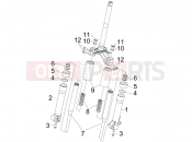 Fork's components (Escorts) - Derbi Sonar 50 2T 2009