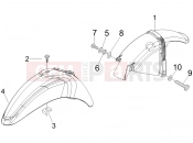 Wheel huosing - Mudguard - Derbi Sonar 50 2T 2009