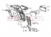 derbi STX 150 rear cover