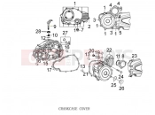 DERBI STX 150 CRANKCASE COVER