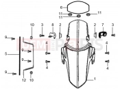 DERBI STX 150 Front fender