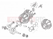 DERBI Variant Revolution 50 Cylinder - Head - Piston
