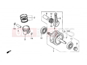 Crankshaft-Piston - Gilera Coguar