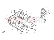 Left crankcase cover - Gilera Coguar