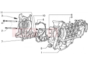 Crankcase - Gilera DNA 125
