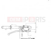 Front brake cylinder - Gilera DNA 125