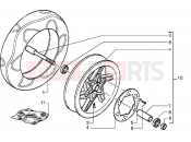 Front wheel - Gilera DNA 125