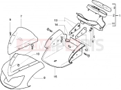 Instrument unit-Fairings - Gilera DNA 125