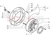 Rear wheel - Gilera DNA 125