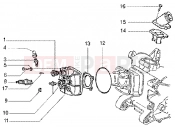 Cylinder head and induction pipe - Gilera DNA GP Experience