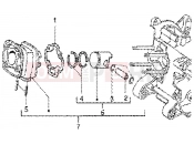 Cylinder-piston-wrist pin, assy - Gilera DNA GP Experience