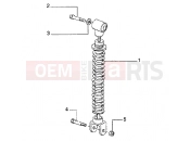 Rear damper - Gilera DNA GP Experience