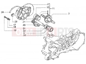 Rear wheel shaft - Gilera DNA GP Experience