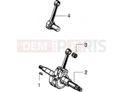 GILERA Eaglet automatic Crankshaft
