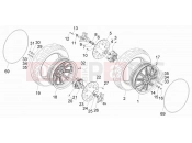 gilera 2007 Fuoco 500 Front wheel