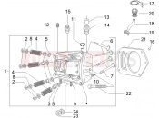 gilera 2007 Fuoco 500 Head unit - Valve