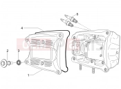 GILERA Fuoco 500 Cylinder head cover