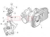 GILERA Fuoco 500 Throttle body - Injector - Induction joint