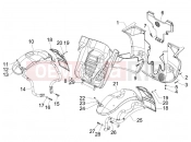 GILERA Fuoco 500 Wheel huosing - Mudguard