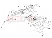 gilera 2010 Fuoco 500 Rear cover - Splash guard