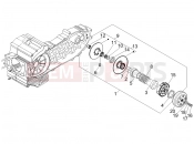 GILERA Fuoco 500 Driven pulley