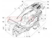 GILERA Fuoco 500 Helmet huosing - Undersaddle